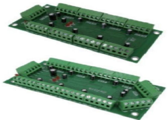 SJ10ICHN RS485 green Multi-channel Weight/pressure Module transmitter PCB 10 Channels board For Intelligent Sales Container