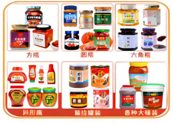 MY-PZX-JL ±1% Sauce And Paste 1-10 Heads fully automatic Bottle Filling Machine Production Line 5-60 Bottles/minute