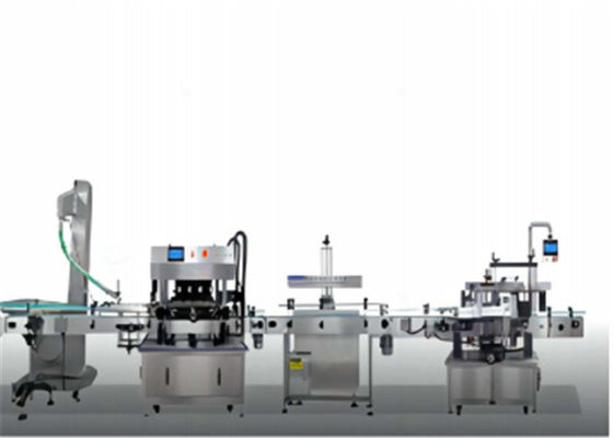 MY-GZX-KL 1 Head 10KW fully automatic Particle Filling Machine Production Line ± 1-2% For Candy Nuts 20-40 Bottles/minute